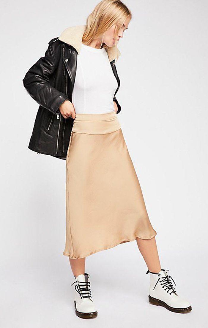 Free People Normani Bias Skirt