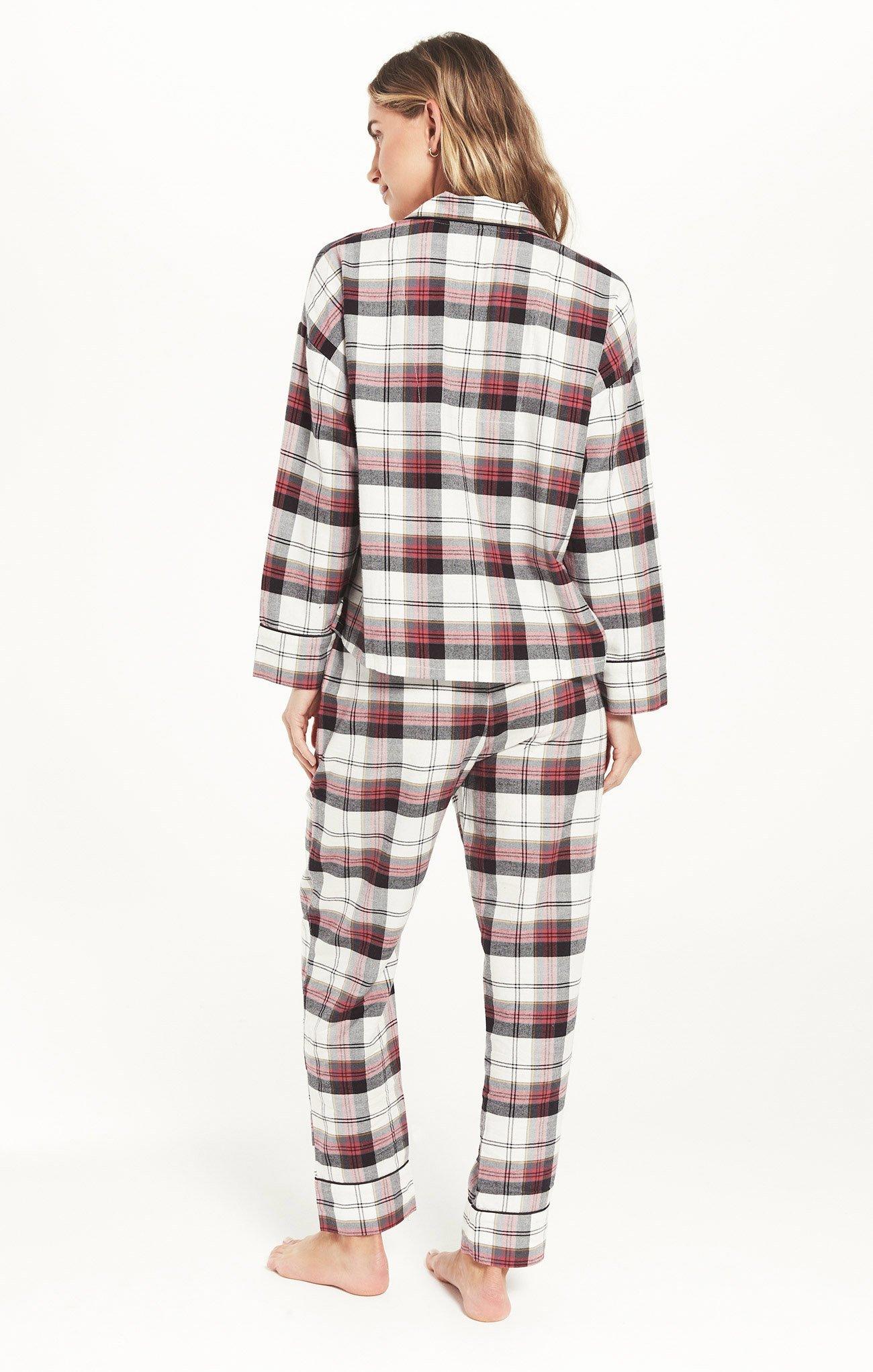 Z Supply Dream State Plaid Pj Set Dakotas Boutique